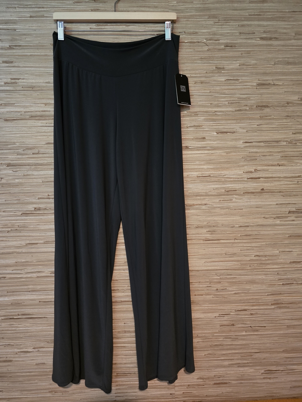 CLARA SUNWOO Black Wide-Leg Palazzo Pants